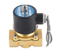 Aramox 24V DC Solenoid Valve, Brass 3 Quarter of 4inch DN20 Electric Magnetic Valve Normally Closed for Water Gas Oil with 1.0MPa Pressure
