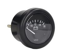 Aramox 2in Engine Voltage Meter, ABS Engine Voltmeter 8 to 16V Front 52mm with Pointer for Generators Construction Vehicles and Engines (12V)