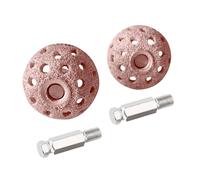 Aramox 2pcs 38mm Tire Patch Buffing, Tungsten Alloy Coarse Grit Auto Tire Buffing Wheel With Linking Rod