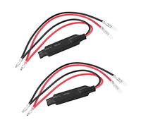 Aramox 2Pcs LED Load Resistor Decoder,12V 10W LED Turn Indicator Light Load Resistor Fix Error Flash Controller for Most Motorcycle Motorbike