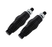Aramox 2Pcs LED Whip Light Spring Mounting Base Carbon Steel Wire Spring Mount for RZR UTV ATV with Arrow Storage Case Fit 2FT 3FT 4FT 5FT 6FT LED Whip Lamp