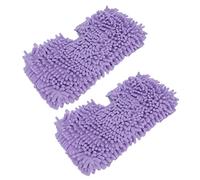 Aramox 2PCS Microfiber Mop Pads Replacement Cloth Purple Strong Absorption Soft Floor Cleaning Refill for Home Daily Use Fit for Shark S3550 S3901 S3601 S3501