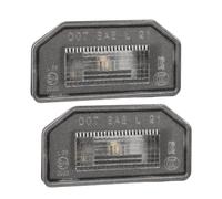 Aramox 2PCS Rear License Plate Light 1449730 00 B Number License Plate Lamp Replacement for 2017 to 2023 Illuminate Your Vehicle's License Plate