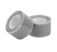 Aramox 2PCS Self Fusing Silicone Tape Self Adhesive Water Proof Tape for Water Pipe Hose Repair 1.5m Length 2.5cm Width (Grey)