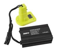 Aramox 300W, Portable Battery Power Converter with 2 AC Outlets and USB Ports for P190 P191 Batteries Outdoor Camping