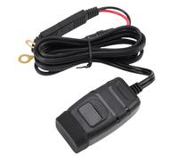 Aramox 30W PD 18W USB Motorcycle Phone with LED Voltage Meter for Motorcycle ATV Car Truck Boat (blue)