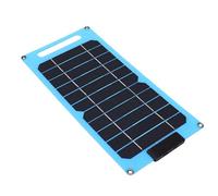 Aramox 30W Solar Panel Monocrystalline Silicon Charger with Dual Type C | Portable 17.6oz Lightweight Design, Ideal for Hiking and Backpacking, Sustainable Outdoor Power for Phones and Small fan.