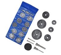 Aramox 32Pcs Cutting Wheel Set HSS Circular Saw Blades with Resin Cutting Discs and Wheels 22mm to 50mm for Engraving Tools and Electric Drills