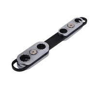 Aramox 360 Degree Rotating Ratcheting Wrenches Set, 8 in 1 Double Adjustable Star Wrench with Sizes 8 10 12 13 14 16 17 19mm