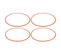 Aramox 360 Degree Wheel Rim Protection Ring Rim Guard Protector for Car Wheels with Self Adhesive Easy Installation Universal Fit for Flat Edge Rims 16 Inch (Orange)