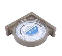 Aramox 360 Degrees Multifunctional Slope Level Meter, Accurate ABS Inclinometer Angle Finder with Transparent Cover for Easy Measurement