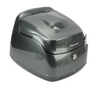 Aramox 38L Motorcycle Top Box Retro Motorcycle Trunk Luggage Top Case Universal with Key Lock Fit for Electric Scooters (Ti Color)