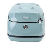 Aramox 38L Motorcycle Top Box Retro Motorcycle Trunk Luggage Top Case Universal with Key Lock Fit for Electric Scooters (Cyan)