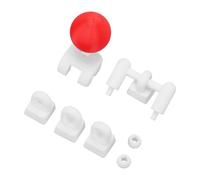 Aramox 3D Printed Joystick Keycap, Plastic 4 Key Linkage Retro Keycap for Mechanical Keyboards, WASD Control Style, 7 Components, for Gaming Setup Keyboard Users (Red White)