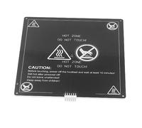 Aramox 3D Printer Heated Bed Aluminum Alloy Heat Bed Plate 220 X 220 X 3mm DC12V Flat Face Easy Setup for Artillery Pro MK2 MK3 MK3S MK2A Anet A8 A6 Users