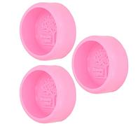 Aramox 3pcs Silicone Cake Mold Food Grade Silicone Baking Molds Small Tree Pattern Soft Flexible Easy Release for Fondant Chocolate Cupcake Decoration Home Bakers