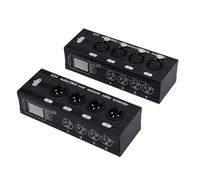Aramox 4 Channel XLR to RJ45 Network Cable Extender, Digital Multiplex AES EBU, Male and Female Connectors, 2 Piece Set