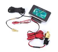 Aramox 4-In-1 Car LCD Digital Display Voltmeter Fuel Water Temp Oil Pressure Meter, Multi-Function Display, Anti-shake Function, Advanced Technology, with Ultra-wide Voltage