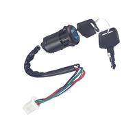 Aramox 4 Wire Ignition Switch Lock Key for ATV and Go Kart, Durable Plastic and Metal, Easy Install for to Motorcycles and Scooters