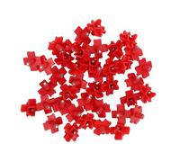 Aramox 40PCS Automatic Poultry Nipple Plastic Steel Chicken Nipple Waterer with Drill Bit Red Drinking System for Bucket Feeders Chicken Coop