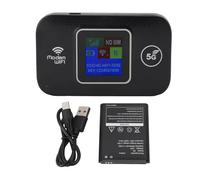 Aramox 4G Mobile WiFi, Portable WiFi Router with LCD Display, 300Mbps High Speed Internet for Up to 10 Devices, Ideal for Travelers in Europe and Asia