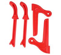 Aramox 4Pcs Push Sticks, Safety Plastic Woodworking Protective Hand Saw Push Sticks Tool For Carpentry(Red)