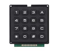Aramox 4x4 Keyboard Module, ABS Material, 16 Key Compact Keypad for Microcontroller DIY Projects