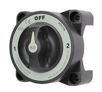 Aramox 500A 3 Position Battery Switch 3 Way Battery Selector Switch Triple Position Disconnect IP66 for Marine RV Gasoline Boats with AFD Heavy-Duty 4/0 AWG