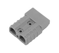 Aramox 50A 600V Connector ABS Power Supply Plug 50A 600V Battery Connector for Solar Panel Dual Battery System Caravan 4WD Refrigerator Compact Double Pole Design (Grey)