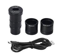 Aramox 5MP Microscope Camera Adapter, CMOS Digital Eyepiece with 0.5X Ocular Adapter, USB 2.0 Type C, 2592 X 1944 At 30fps, Imaging for Stereo Biological Microscope Users