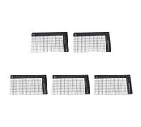 Aramox 5Pcs Magnetic Project Mat PVC Rewritable Repair Mat Grid Design for Screws Nuts and Fasteners, Magnetic Work for Repair Bench Outdoor Carry