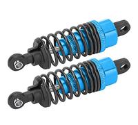 Aramox 70mm RC Metal Adjustable Spring Damper for SLASH RC Cars with Elastic Spring Vibration Absorption Easy Installation (Blue)