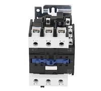 Aramox 80 AMP AC Contactor 3 Phase Replaces Motor Silver Alloy Contacts Electric Low Pressure Copper Coil Voltage with Condenser, for Power Supply, Distribution, and Power