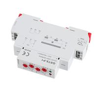 Aramox AC230V Electronic Repeat Relay ABS Time Relay with LED Indicator DIN Rail Mount 0.1s to 100 Days for Motor Light LED Pump Solenoid Valve Control