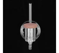 Aramox Acrylic Aquarium Transparent Bubble Counter Refiner Red Chip CO2 Atomizer Diffuser for Medium Fish Tanks 80-100cm Independent Counting Function M-17 (L)