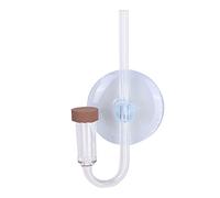 Aramox Acrylic Aquarium Transparent Bubble Counter Refiner Red Chip CO2 Atomizer Diffuser for Medium Fish Tanks 80-100cm Independent Counting Function M-17 (S)