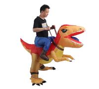 Aramox Adult Inflatable Dinosaur Costume, Luminous Riding Jumpsuit, Inflatable Cartoon Outfit for Cosplay Show, Universal for Men and Women, Suitable for Birthday Parties