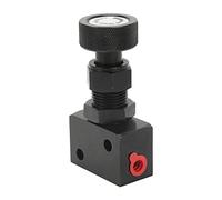 Aramox Aluminum Brake Proportion Valve Brake Bias Adjuster 150 to 1200 PSI Front Rear Pressure Balance for Car Drift Drivers