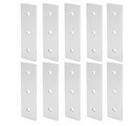 Aramox Aluminum Joining Plate, Durable Flat Connecting Plate for Quick Repairs, 3 Hole Design, Ideal for Timber Fencing and Household Projects (3030)