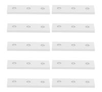 Aramox Aluminum Joining Plate, Durable Flat Connecting Plate for Quick Repairs, 3 Hole Design, Ideal for Timber Fencing and Household Projects (2020)