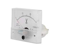 Aramox Analogue Panel Meter, Current Voltmeter with 2.5 Accuracy Plastic DC Analog Voltage Meter, Easy to Read, Portable and Ideal for Experiments, for Home Use (#5)