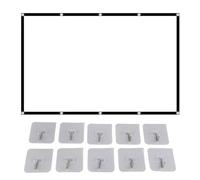 Aramox Anti-ripple Design, Visual Experience, HD Projector Screen, Various, User-friendly Design, Versatile and Portable, Made of Polyester for Image Clarity, (120 inches)