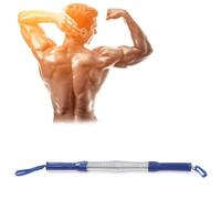 Aramox Arm Strength Trainer, Spring Steel Chest Expander for Forearm Power Exerciser, Ideal for Fitness Enthusiasts and Bodybuilding (40KG Electroplated)