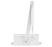 Aramox Automatic Door Closer, Hydraulic Door Controller with Adjustable Telescopic Arm, Two Stage Speed Control, Cast Aluminum and Steel, for Fire Doors Home Office ([Positioning] Medium Size 65KG)