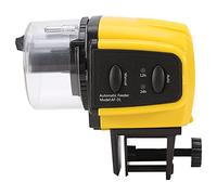 Aramox Automatic Fish Feeder Digital Aquarium Feeder Timer with Adjustable Food Capacity Battery Operated for Home Aquarium Fish