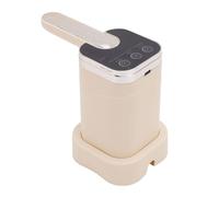 Aramox Automatic Water Dispenser for 5 Gallon Bottle, Safe Food Grade Material, Collapsible Spout, Lightweight Portable for Camping Party (Beige)