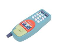 Aramox Babies Toy Phone, Baby Learning Music Telephone Model, Safe Plastic Educational Cellphone for Toddlers with Imitation Function, Puzzle Games and Soothing Music, Approx. 15 X 5cm (Light Blue)