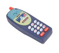 Aramox Babies Toy Phone, Baby Learning Music Telephone Model, Safe Plastic Educational Cellphone for Toddlers with Imitation Function, Puzzle Games and Soothing Music, Approx. 15 X 5cm (Dark Blue)