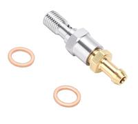 Aramox Banjo Bolt Bleed Screw M10 X 1.25, Motorcycle Brake Bleeder Nipple with Washer and Dust Cap for Master Cylinder and Caliper