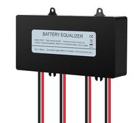 Aramox Battery Active Equalizer ABS PCB Active Balancer 4S 6V 9V 12V 0 to 10A Reverse Polarity for Vehicle Boat Solar Battery Pack